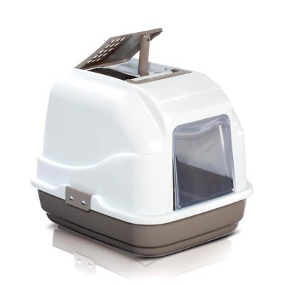 IMAC Easy Cat Litter Covered Box - Dove Grey - (Lxwxh - 19.5x15.5x15.5 Inch)